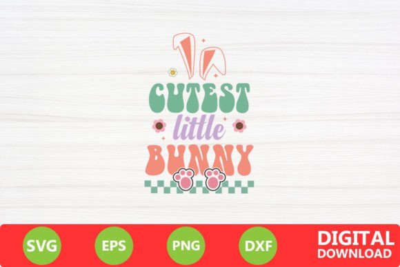 Cutest Little Bunny: Easter Graphics for Crafts