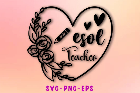 ESOL Teacher Svg: Graphics for Crafts