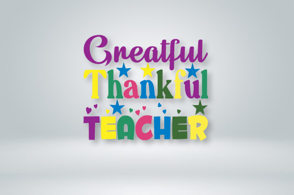 Grateful Thankful Teacher SVG Design Review