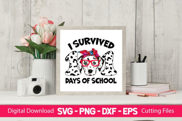 I Survived 101 Days Graphics & Crafts