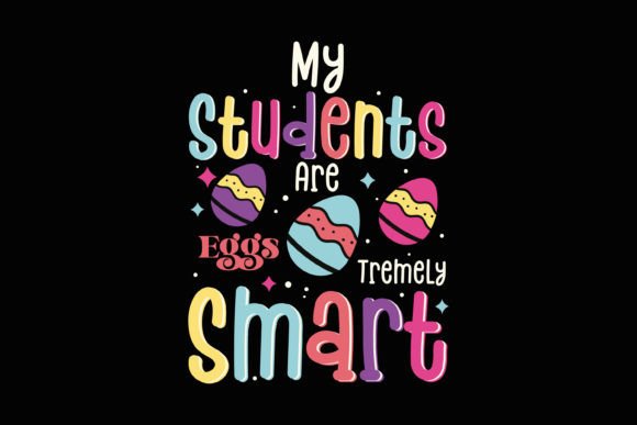 Retro Easter Teacher SVG: Graphics for Crafts