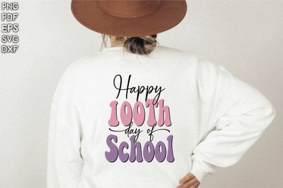 Retro Happy 100th Day SVG: A Designer's Review