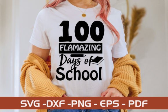 Review: 100 Flamazing Days of School SVG Bundle