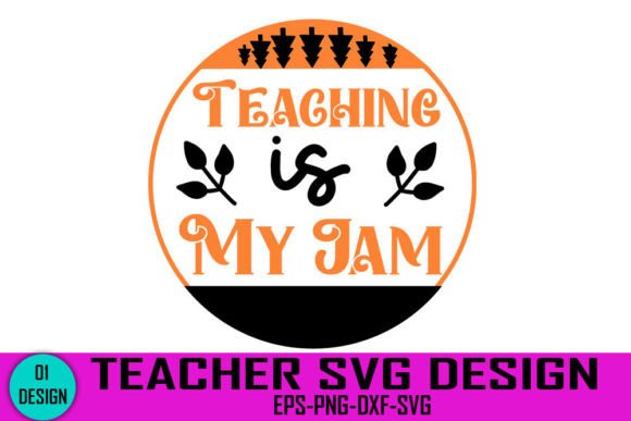 Review: Teaching is My Jam SVG for Embroidery